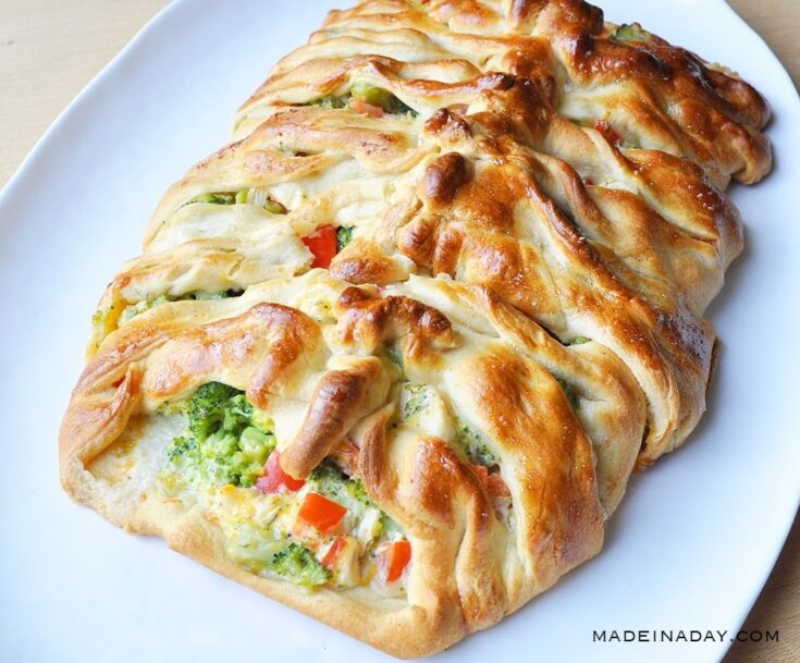 Image for Lightened Up Chicken Broccoli Braid