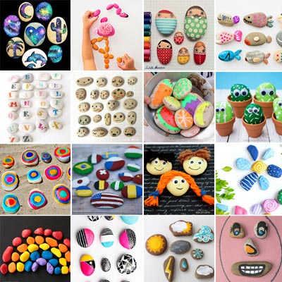 Image for 35+ Painted Rocks for Kids