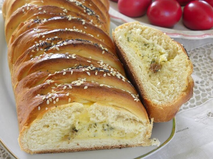 Image for Braided Savory Cheese Tsoureki