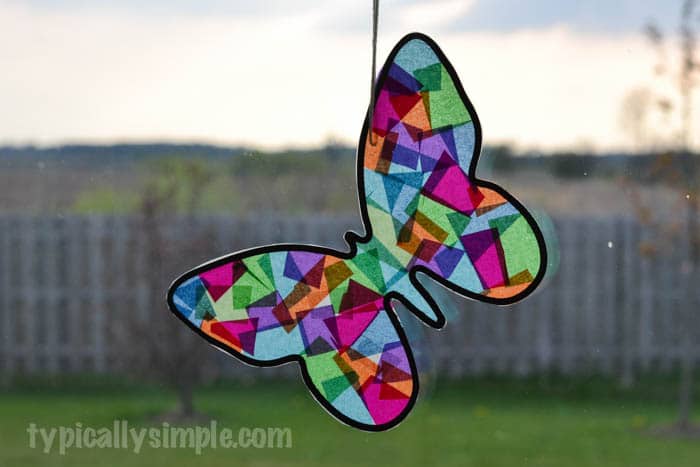Image for Stained Glass Butterfly Craft