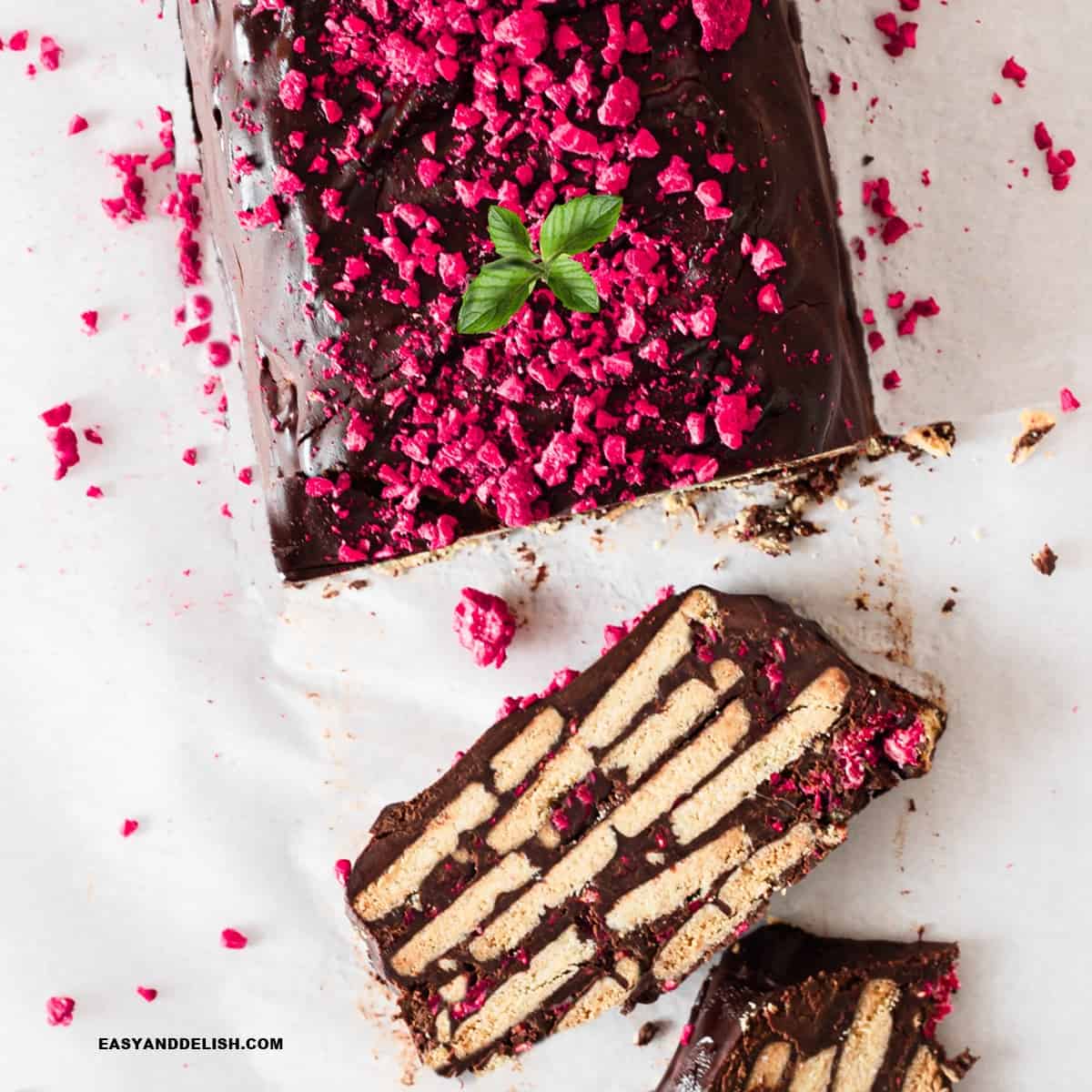 Image for No-Bake Chocolate Biscuit Cake