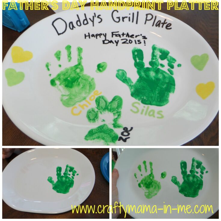 Image for Father’s Day Handprint Platter