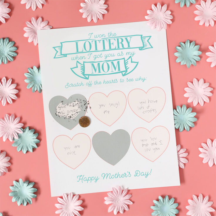 Image for DIY Scratch-Off Mothers Day + Fathers Day Cards