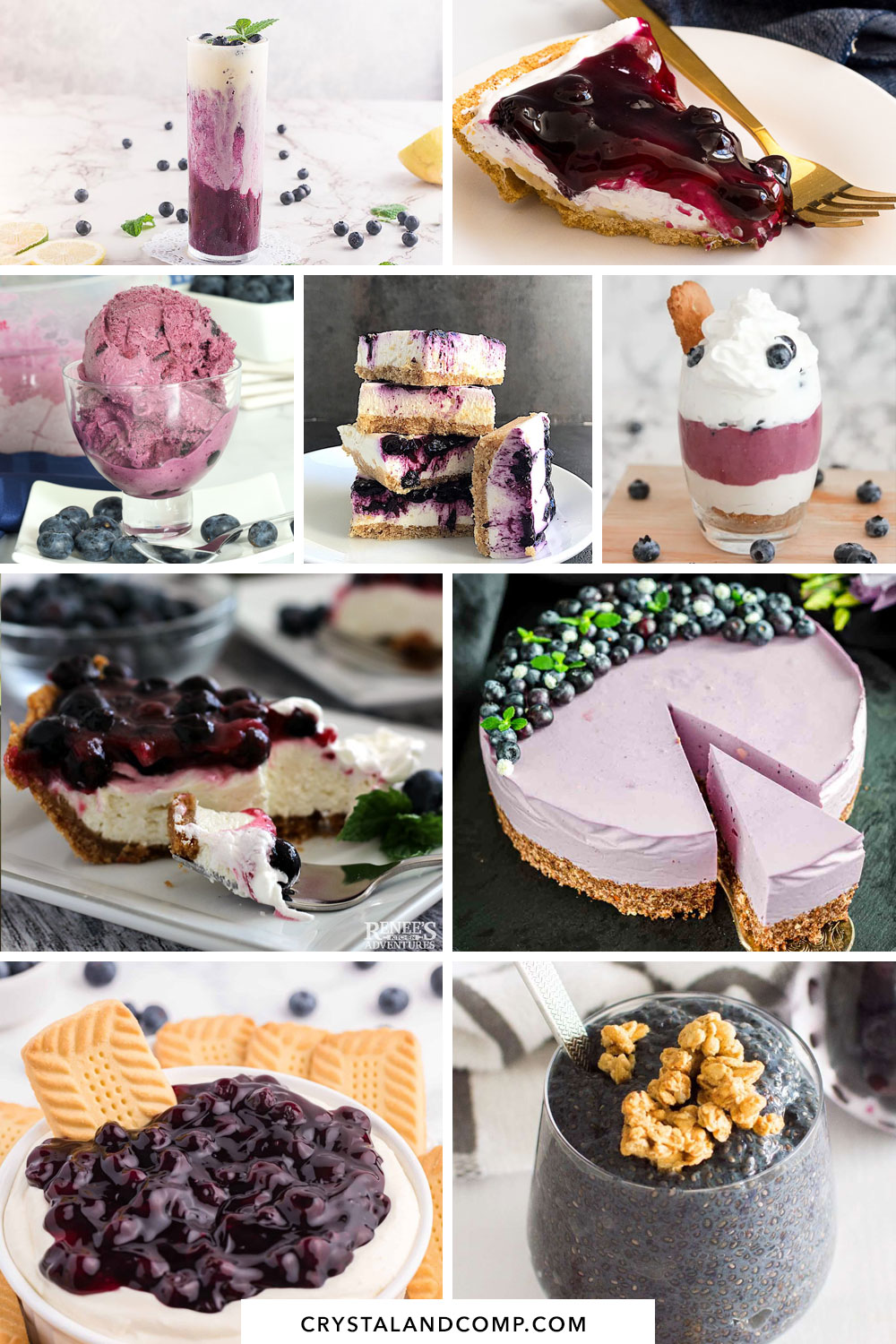 no bake blueberry recipes