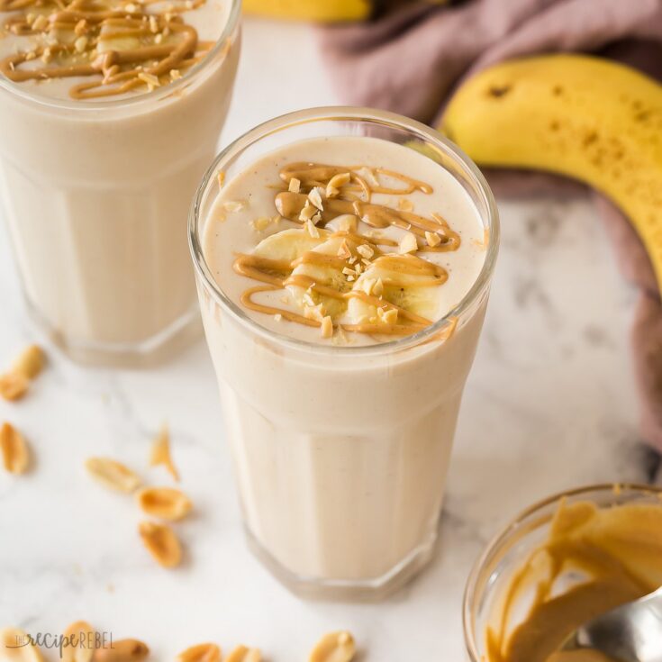 Image for Healthy Peanut Butter Banana Smoothie [VIDEO]