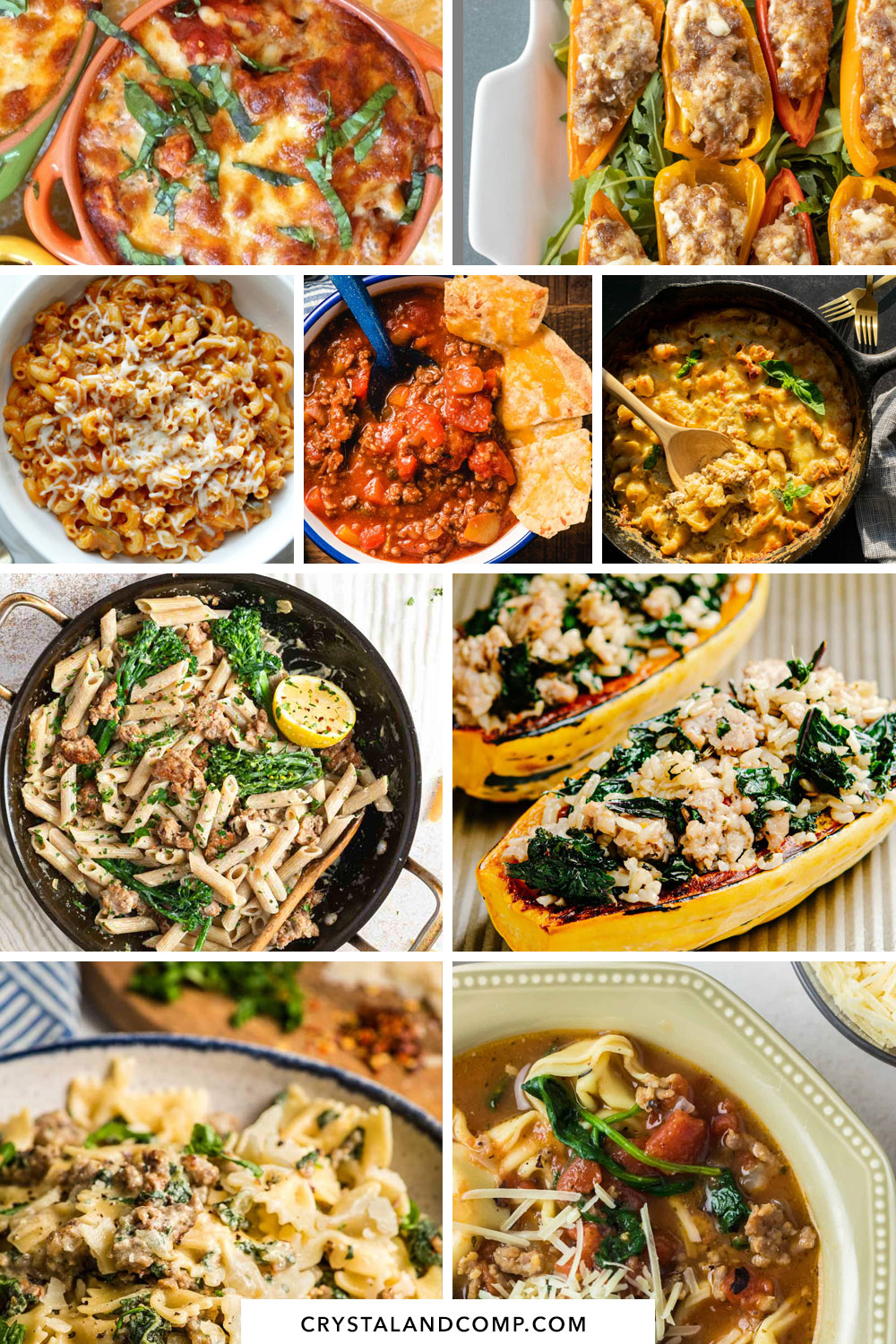 recipes with ground sweet italian sausage