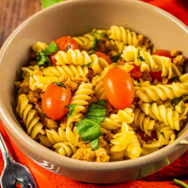 Image for Rotini Pasta Recipe with Italian Sausage