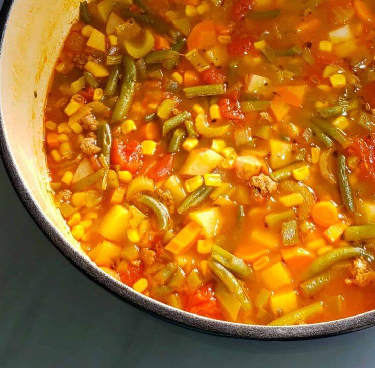 Image for Easy Hamburger Vegetable Soup