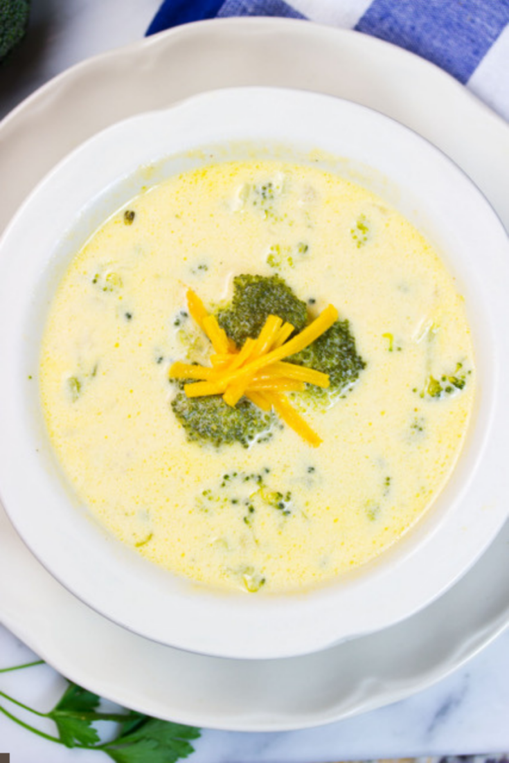 Image for Easy Creamy Broccoli Cheddar Soup