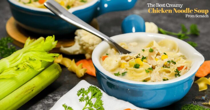 Image for Best Creamy Chicken Noodle Soup Recipe