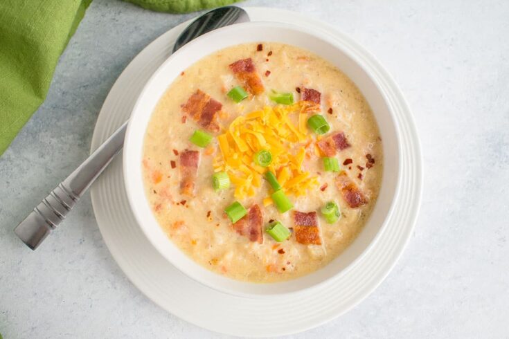 Image for Slow Cooker Cauliflower-Cheese Soup