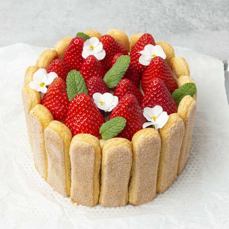 Image for Strawberry Charlotte Cake