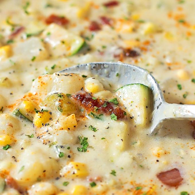 Image for Summer Corn and Zucchini Chowder