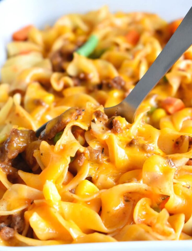 Image for Cheesy Beef & Noodle Casserole