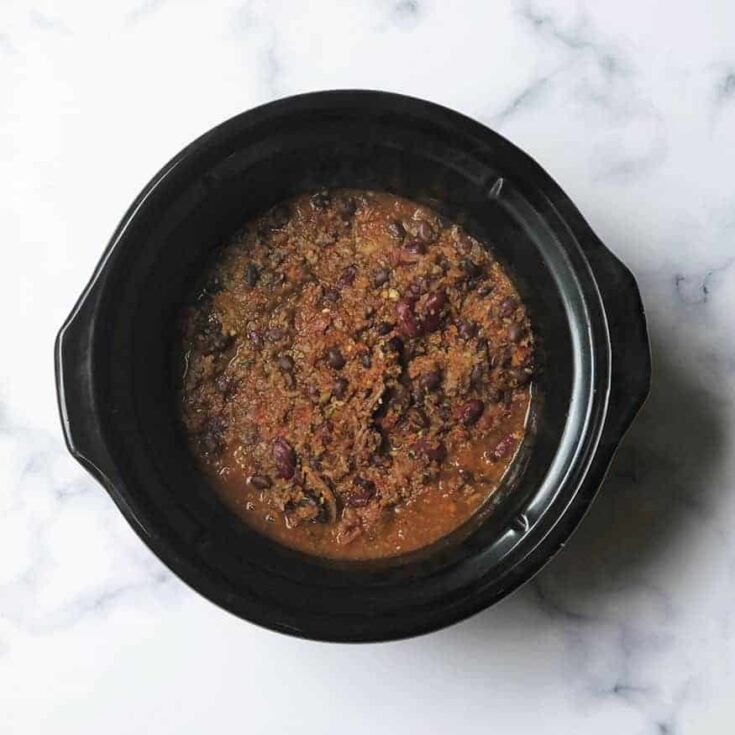 Image for Crockpot Veggie Loaded Beef Chili