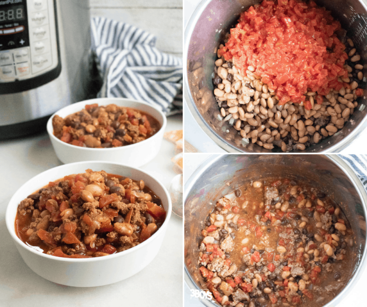 Image for Instant Pot Beef and Bean Chili Recipe