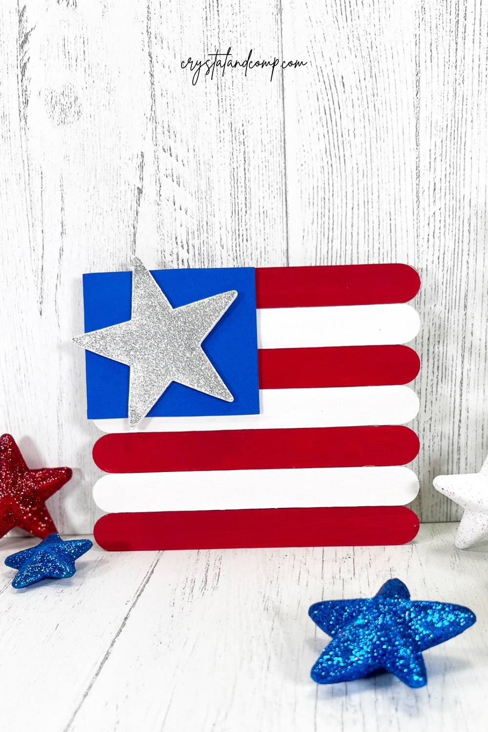 flag craft with foam
