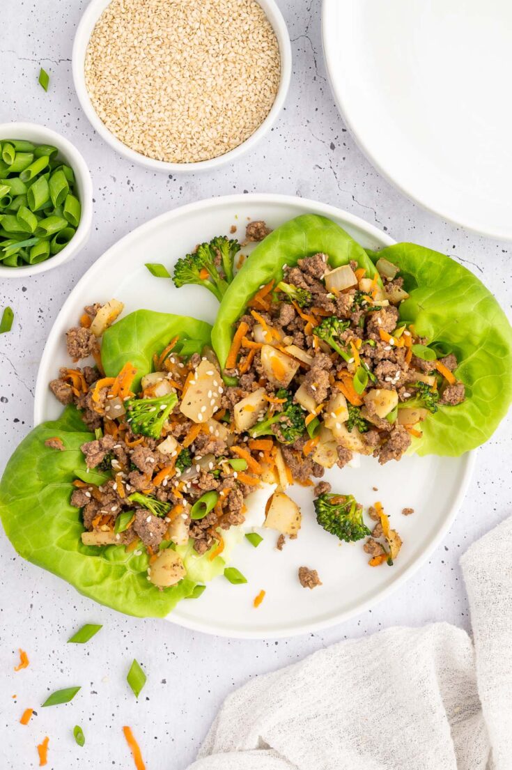 Image for Healthy Ground Beef Lettuce Wraps