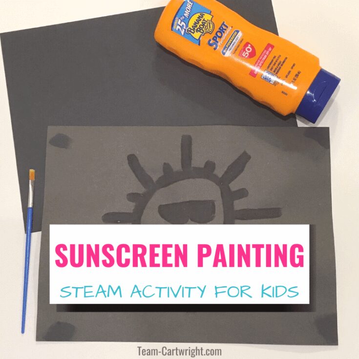 Image for Sunscreen Painting: STEAM For Kids - Team Cartwright