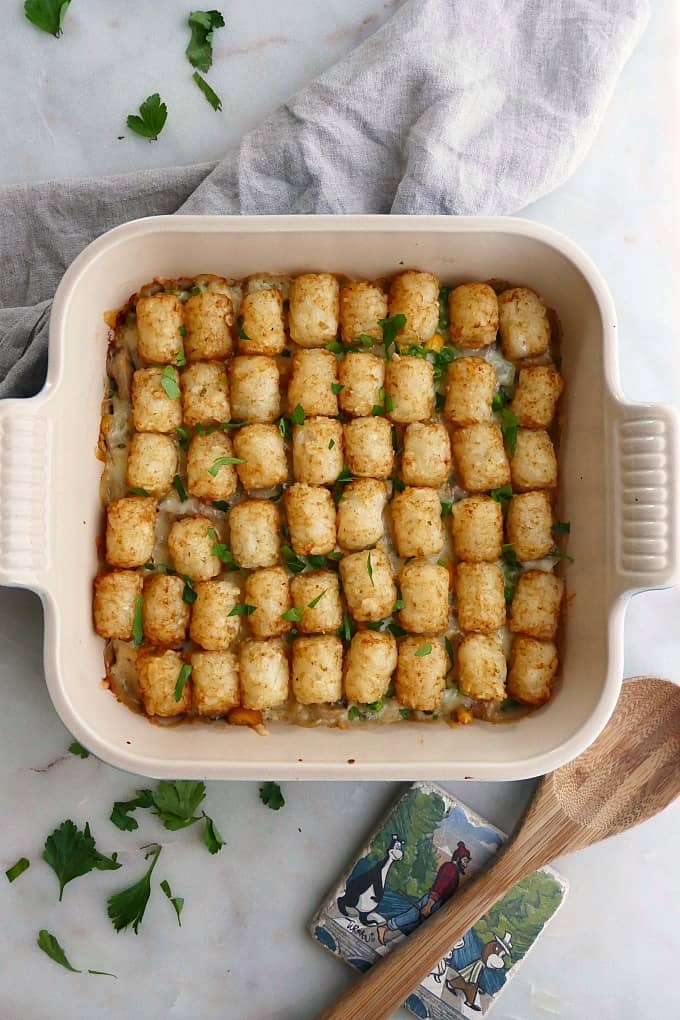 Image for Healthy Tater Tot Casserole with Veggies