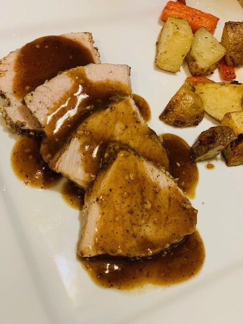 Image for Instant Pot Pepper Garlic Pork Tenderloin