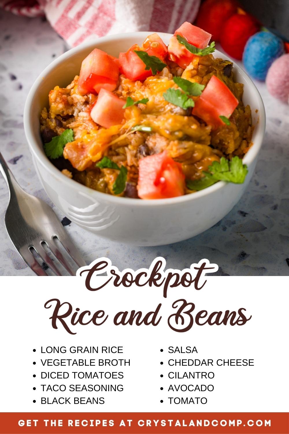 crockpot rice and beans ingredient list