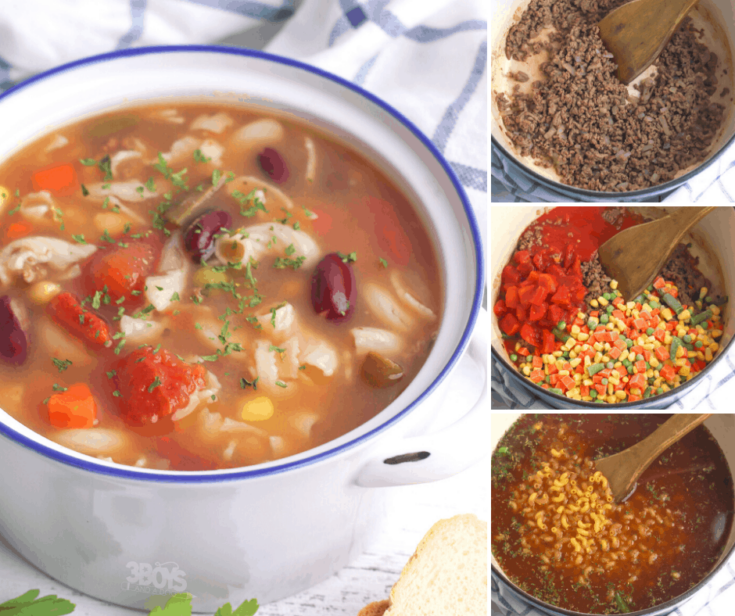 Image for Easy Italian Hamburger Soup Recipe