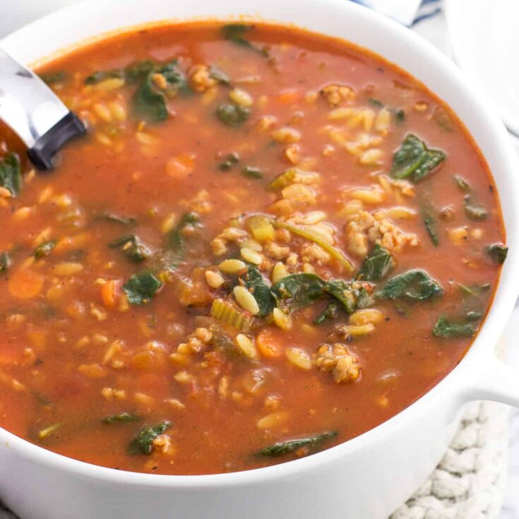 Image for Italian Sausage Soup with Orzo
