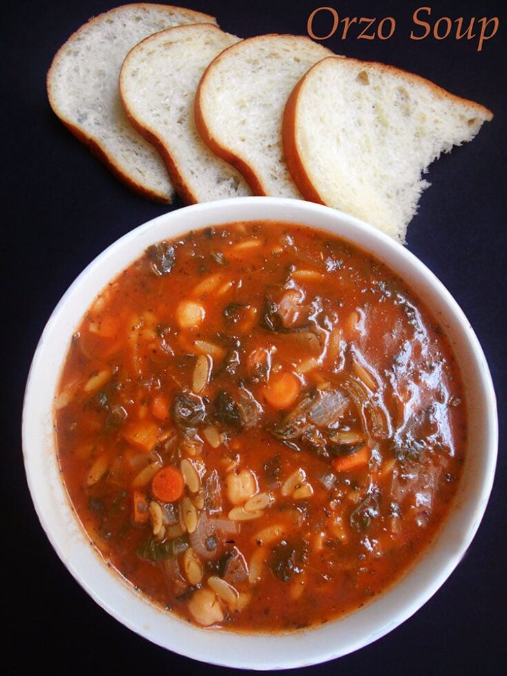 Image for Vegan Orzo Soup Recipe