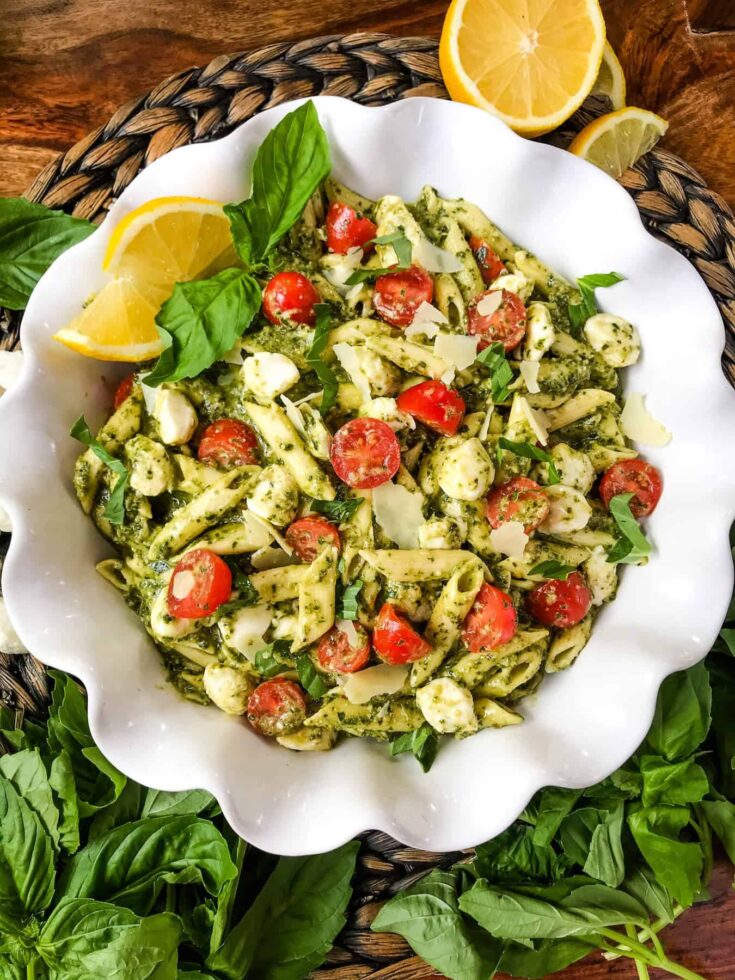 Image for Pesto Caprese Penne Pasta