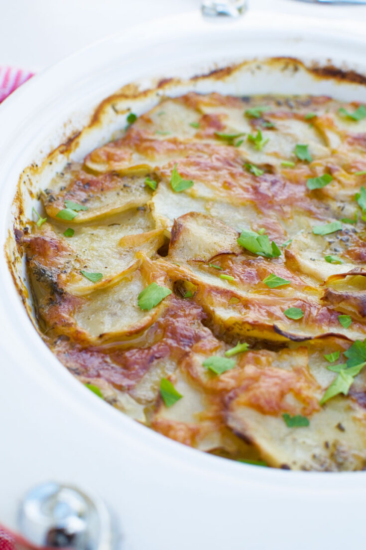 Image for Potato bake with bacon (boulangere potatoes)