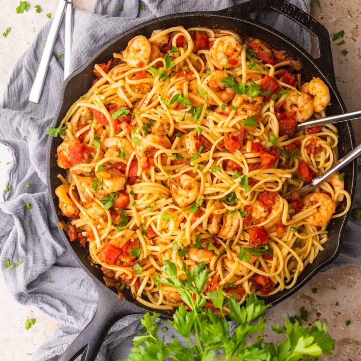 Image for Shrimp Fra Diavolo with Linguine