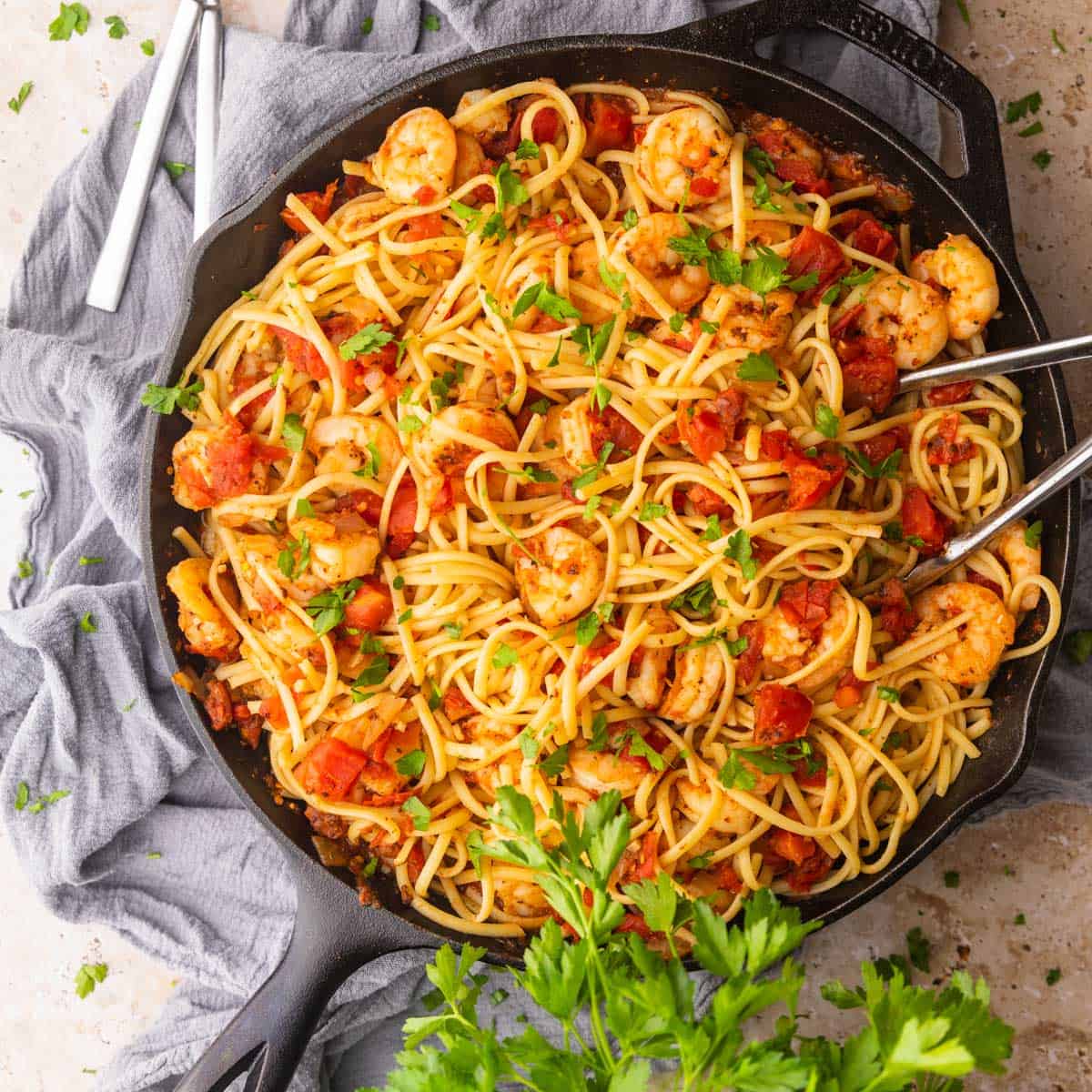 Image for Shrimp Fra Diavolo with Linguine