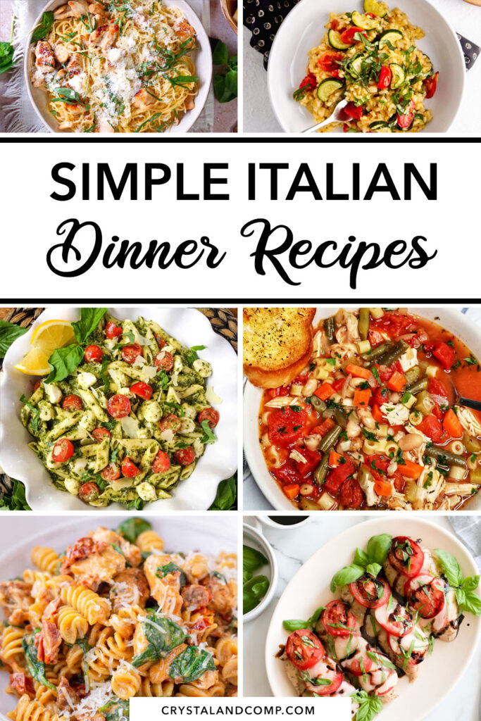 simple italian recipes for dinner