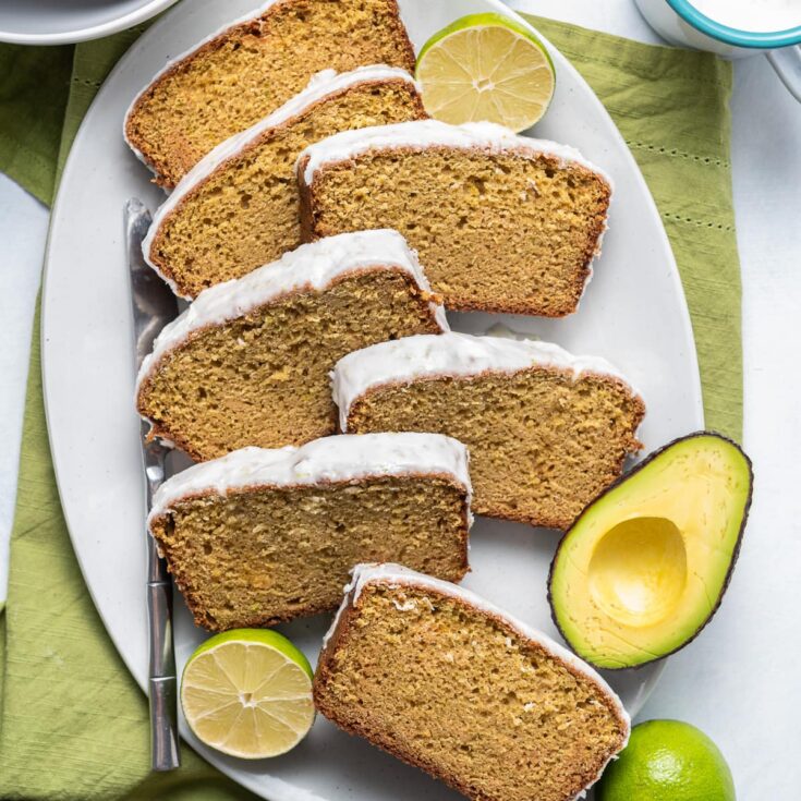 Image for Super Moist Lime Glazed Avocado Bread