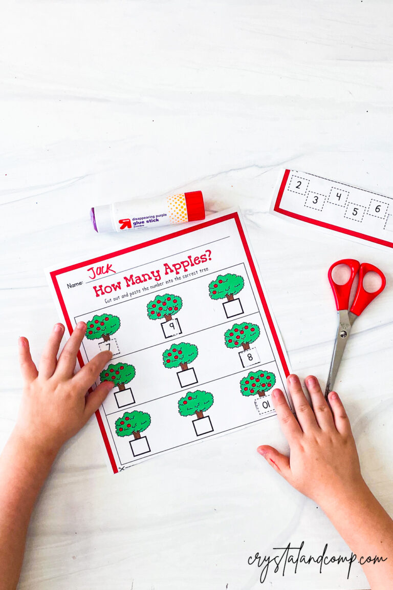 Apple Preschool Printables - CrystalandComp.com