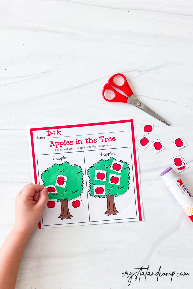Apple Preschool Printables
