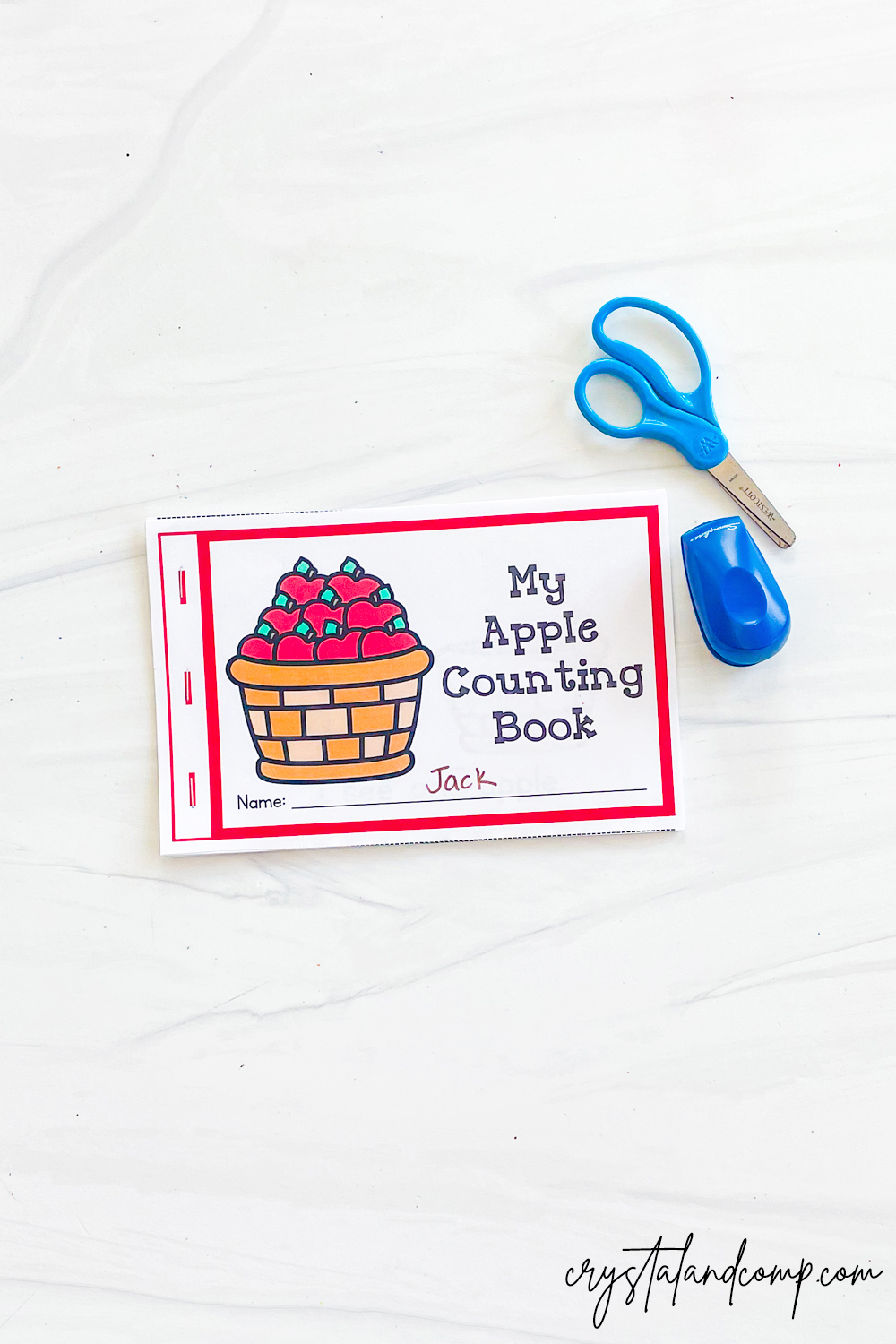 Counting Apples Printable Book