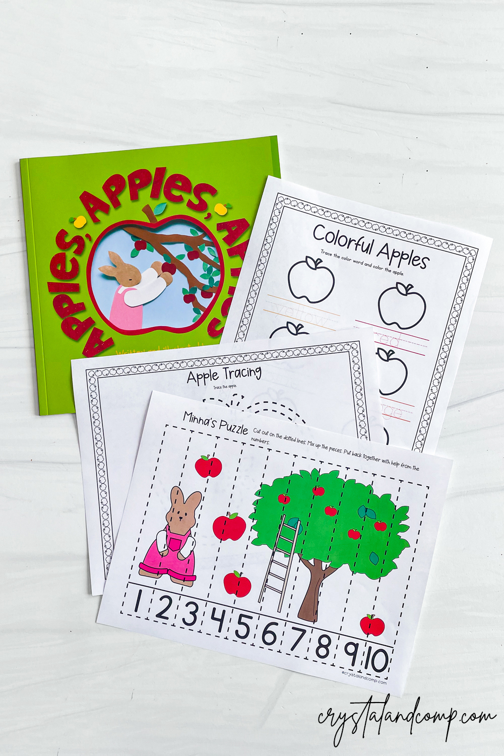 Apples Apples Apples Book Companion Printables 