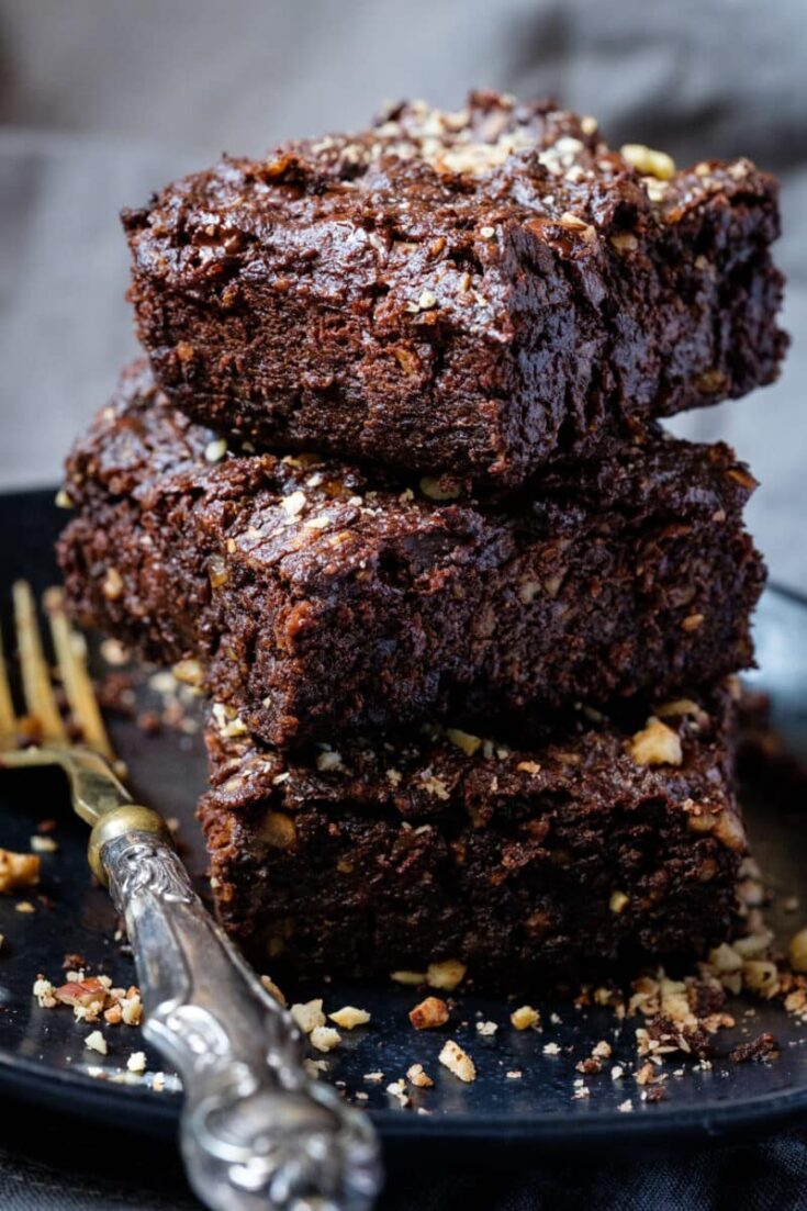 Image for Keto Avocado Brownies with Hazelnuts