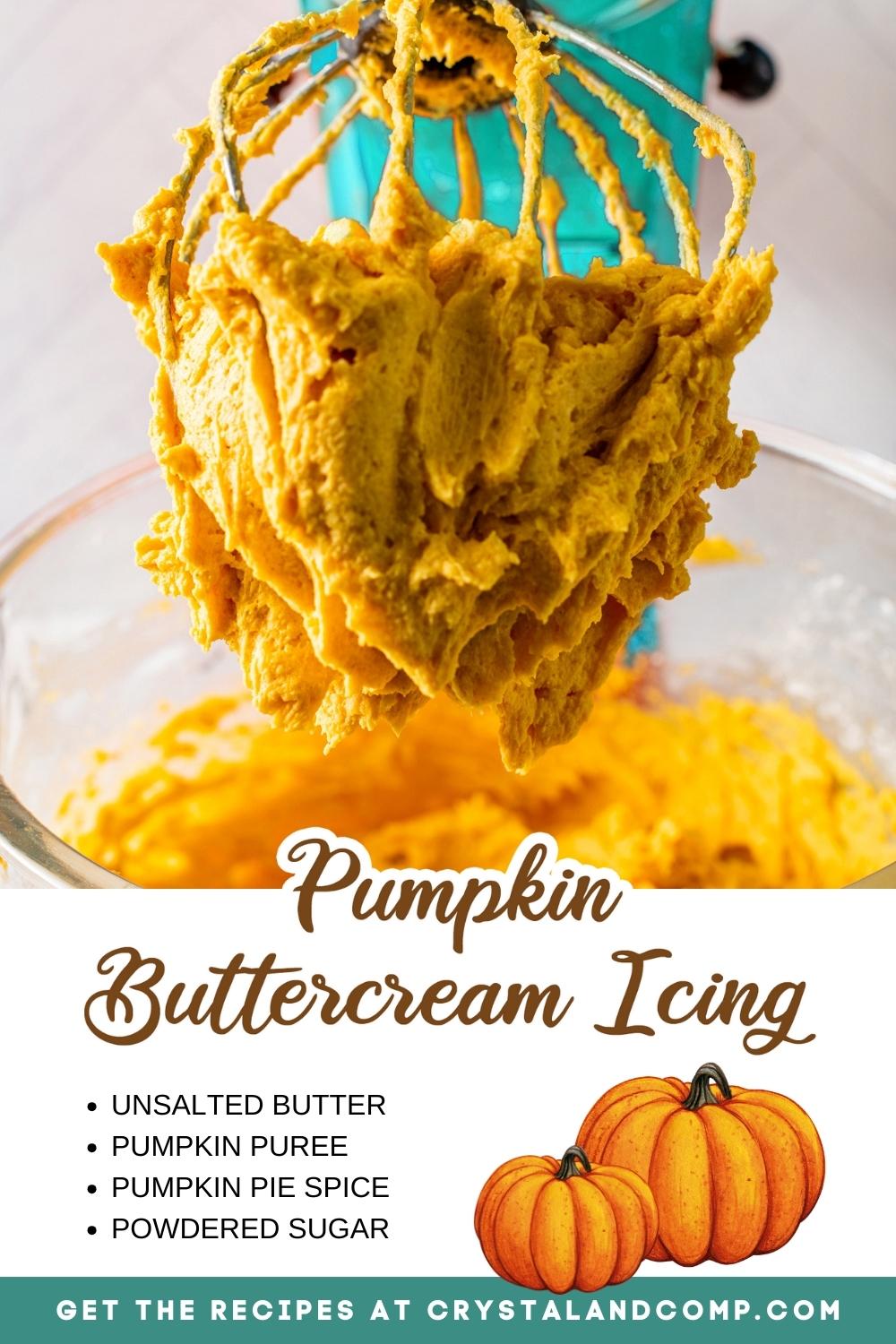 pumpkin buttercream icing ingredient list