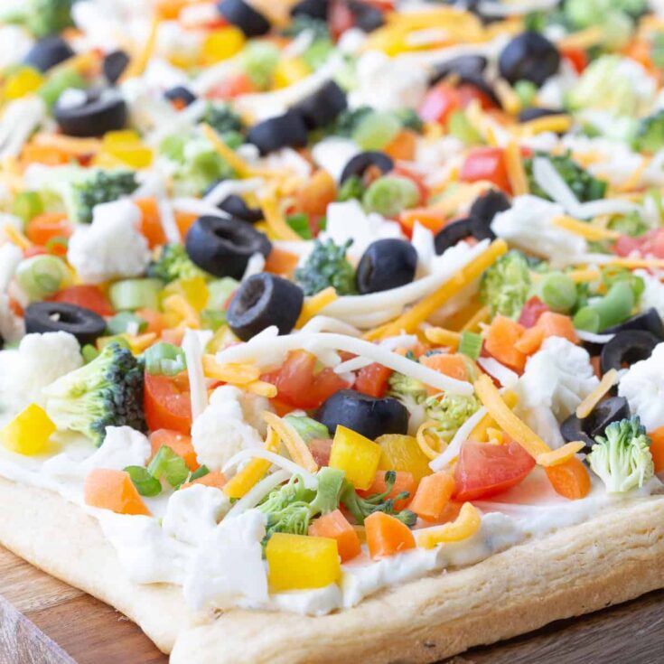 Image for Crescent Roll Veggie Pizza