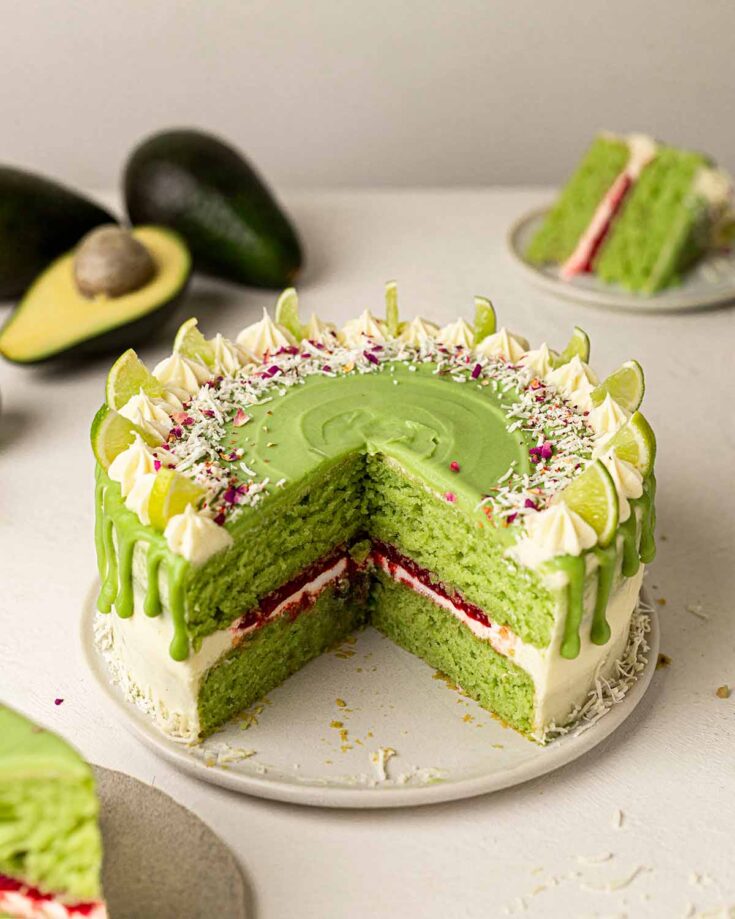 Image for Vegan Avocado Lime Coconut Cake