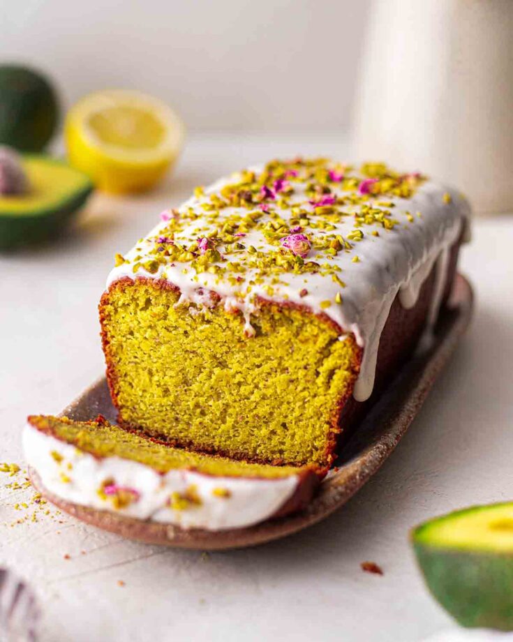 Image for Vegan Pistachio Lemon Avocado Cake