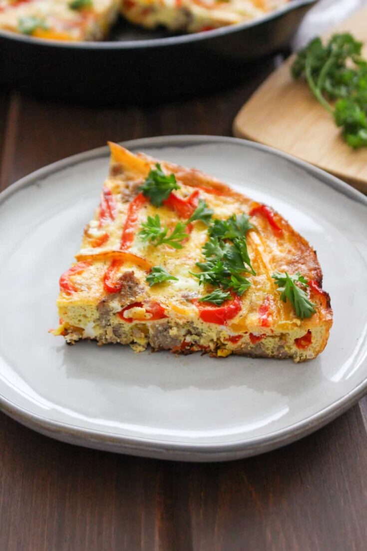 Image for Sausage & Pepper Frittata (Paleo)