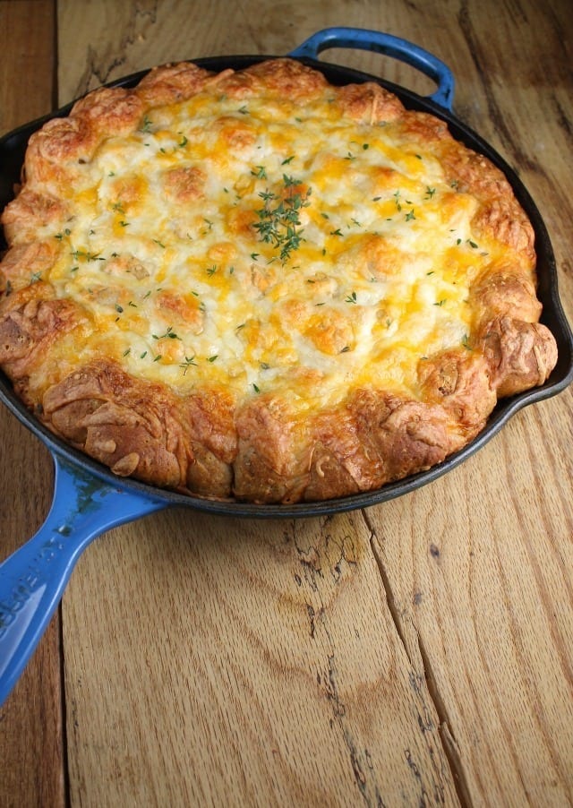 Image for Cheesy Sausage Pull Apart Breakfast Bake