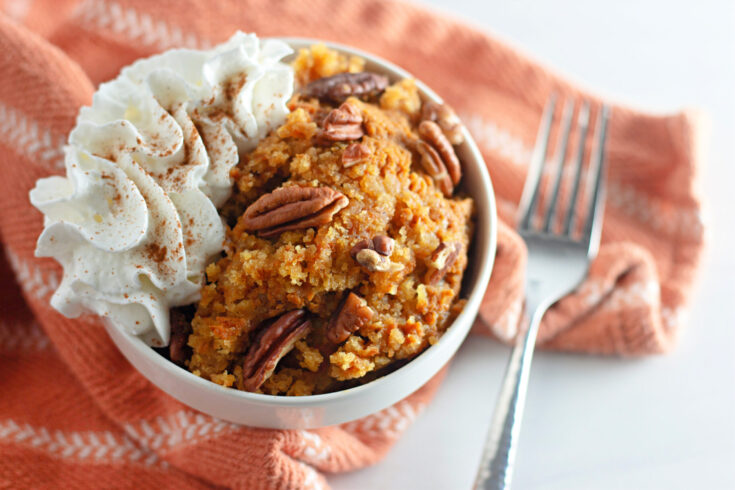 Image for The Best Crockpot Pumpkin Cobbler with Cake Mix