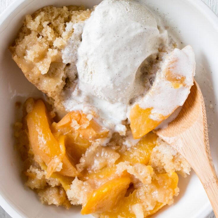 Image for The Best Slow Cooker Peach Cobbler Recipe