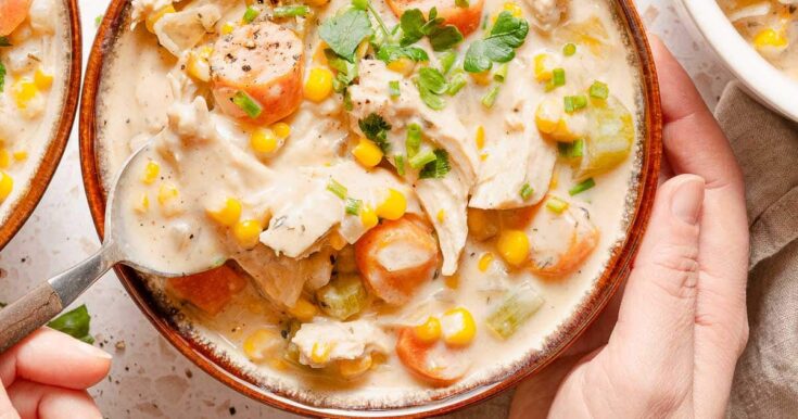 Image for Creamy Chicken and Corn Soup (Slow Cooker)
