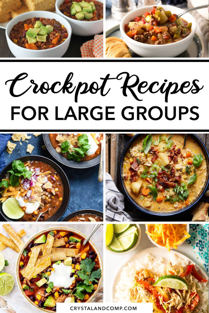 crockpot recipes for large groups